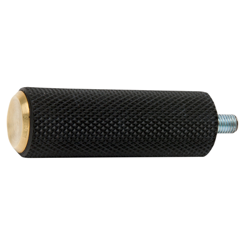 Arlen Ness - Arlen Ness Fushion Shift Peg - Knurled - Brass - 07-933