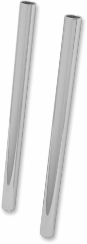 Custom Cycle - Custom Cycle 35mm Show Chrome Fork Tubes - 29.50in. - T1334