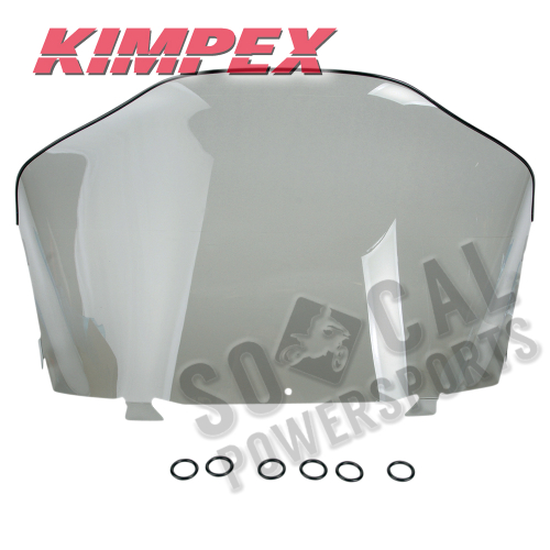 Kimpex - Kimpex Polycarbonate Windshield - Med - 13in. - Smoke - 06-459-02