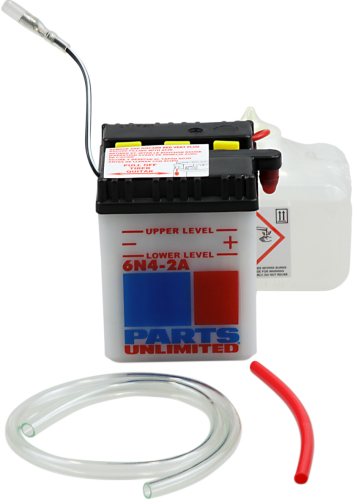Parts Unlimited - Parts Unlimited 6V Conventional Battery Kit - 6N4-2A-FP