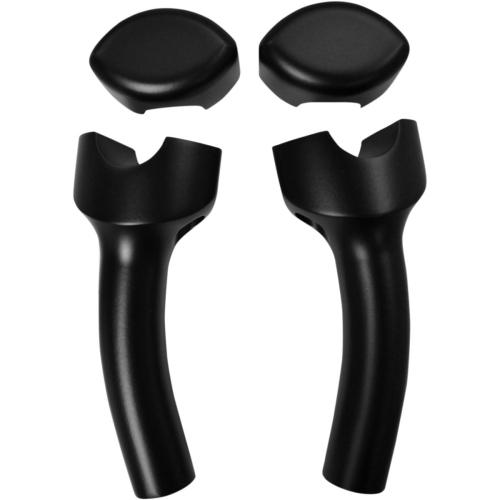 LA Choppers - LA Choppers Hefty Smooth Riser for 1-1/4in. Handlebar - 5.5in. Tall - Black - LA-7406-05M