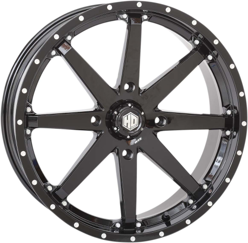 STI - STI HD10 Alloy Front/Rear Wheel - 20x7 - 4+3 Offset - 4/156 - Gloss Black - 20HD1023