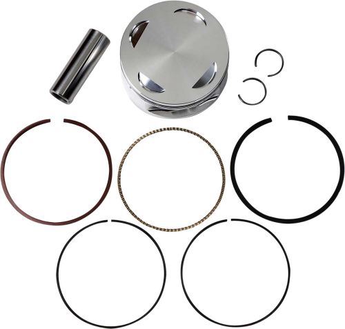 J.E. Pistons - J.E. Pistons Round Piston Kit - 1.00mm Oversize to 101.00mm, 10.5:1 Compression - 300276