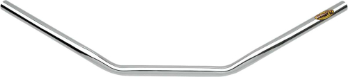 Flanders - Flanders 1in. Wide Clubman Custom Bend Handlebar - Unknurled and Non Dimpled - Chrome - 650-08741