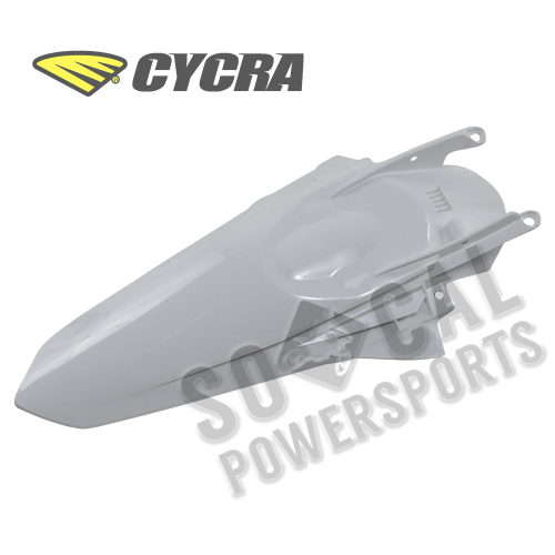 Cycra - Cycra Powerflow Rear Fender - White - 1CYC-1744-42