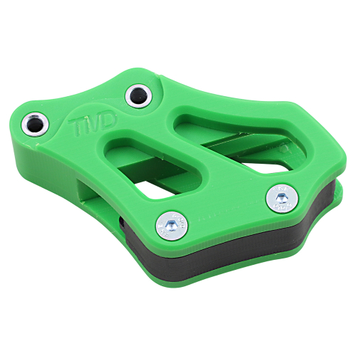 T.M. Designworks - T.M. Designworks Factory Edition Mini Bike Rear Chain Guide - Green - RCG-KA65-GR