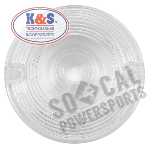 K&S Technologies - K&S Technologies Clear Lens for Front Signal and Rear Turn Signal - 25-5110C