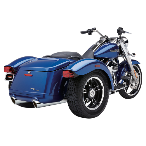 Cobra - Cobra 909 Slip-On Mufflers - Chrome - 6302