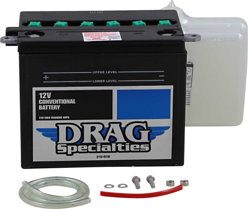Drag Specialties - Drag Specialties Conventional Battery Kit - DHD4-12FP