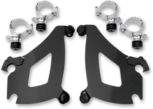 Memphis Shades - Memphis Shades Trigger-Lock Mount Kit for Bullet Fairing - Black - MEK1965