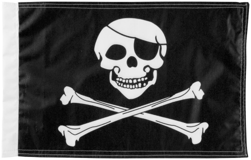 Pro Pad - Pro Pad Jolly Roger Highway Flag - 6in. x 9in. - FLG-JR