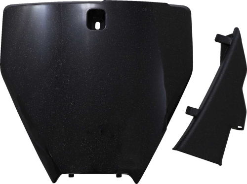 Acerbis - Acerbis Front Number Plate - Black Metallic - 2726577440