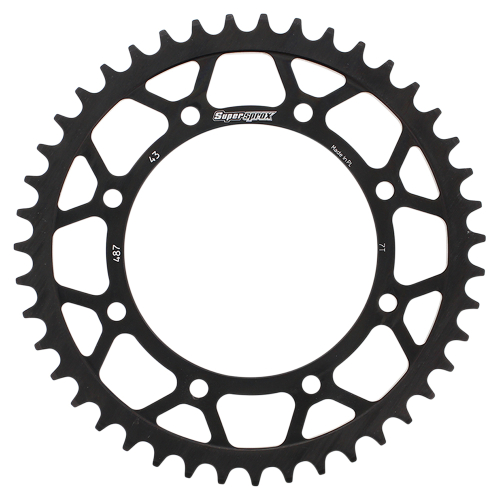 Supersprox - Supersprox Steel Rear Sprocket - 43T - RFE-487-43-BLK