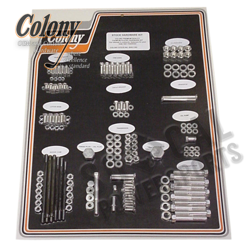 Colony - Colony Complete Stock Hardware Kit - Cadmium - 8302 CAD