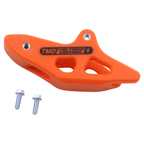 T.M. Designworks - T.M. Designworks Factory Edition Mini Bike Rear Chain Guide - Orange - RCG-KT70-OR