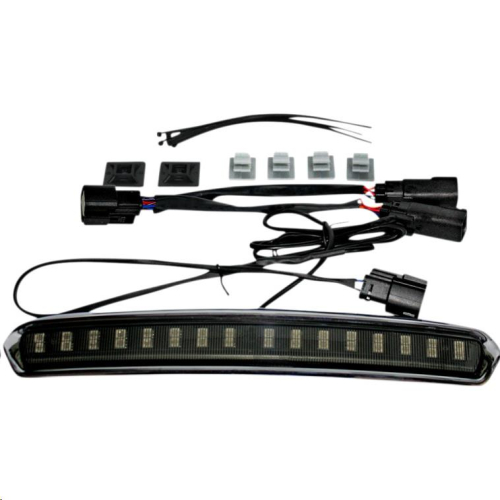 Custom Dynamics - Custom Dynamics Tour-Pak Light - Gloss Black With Smoked Lens - CD-TP-LID-CS