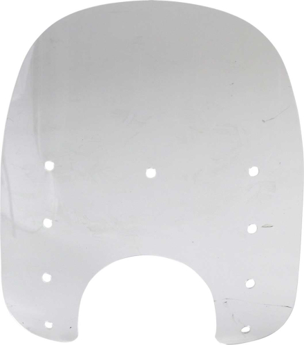Memphis Shades - Memphis Shades Replacement Plastic for Slim Windshield (7in.Cutout) - 15in. - Clear - MEP4110