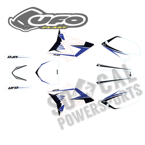 UFO Plastics - UFO Plastics Complete Body Kit - White - Restyled - YAKIT312-046