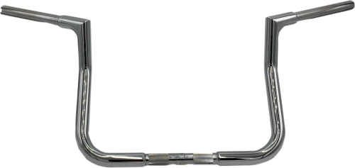 Fat Baggers, Inc. - Fat Baggers, Inc. 1-1/4in. EZ Install Reduced Reach Flat Top Handlebar - Chrome - 705011