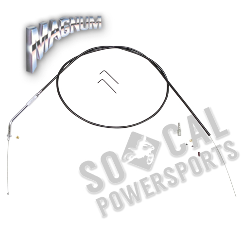Magnum - Magnum BYO Build Your Own Throttle/Idle Cable Kit - Black Vinyl - 494634