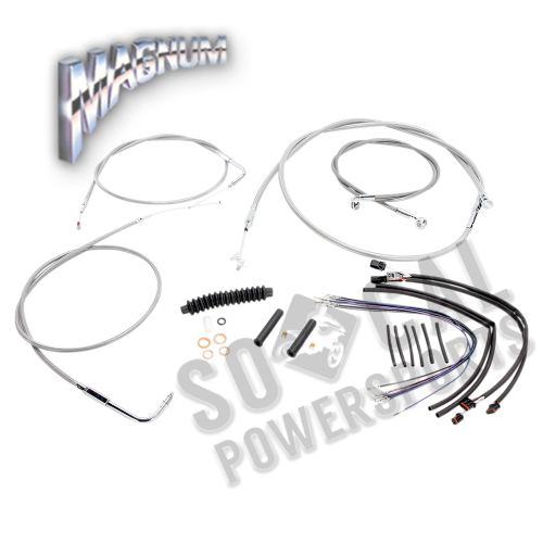 Magnum - Magnum Stainless Steel XR Handlebar Installation Kit for 15-17in. Ape - 589272