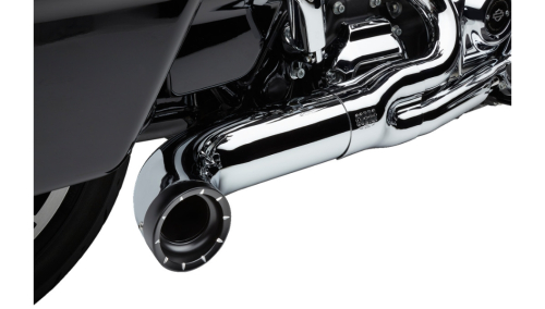 Cobra - Cobra Turnout 2-Into-1 Exhaust Systems - Chrome - 6271-1