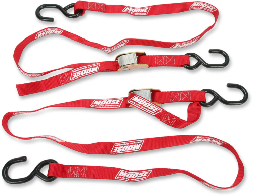 Moose Utility - Moose Utility Heavy-Duty Tie-Down - 1in. - Red - 3920-0295
