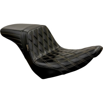 Le Pera - Le Pera Kickflip Seat - Double Dimond Chestnut - LYR-590DD-CHET