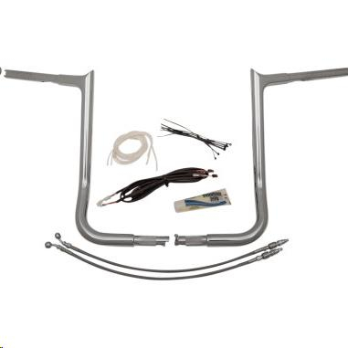 Fat Baggers, Inc. - Fat Baggers, Inc. 1-1/4in. EZ Install Handlebar Kit with Pointed Top Handlebars - Chrome - 909216