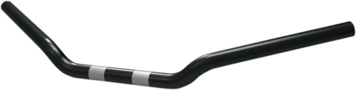 Khrome Werks - Khrome Werks 1in. Low-Rise Drag Bar - Dimpled - Black - 300801