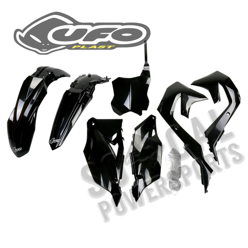 UFO Plastics - UFO Plastics Complete Body Kit - Black - KAKIT227001