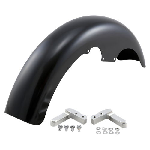 Klock Werks - Klock Werks Tire Hugger Series TFL Front Fender with Raw Mounting Blocks for 19in. Wheel - KW05-06-0006-R