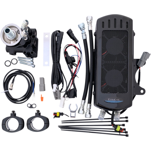 UltraCool - UltraCool Oil Cooler Kit - Gloss Black - IN-1G
