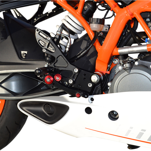 Hotbodies Racing - Hotbodies Racing Fully Adjustable Rearset - Black - 91401-2500