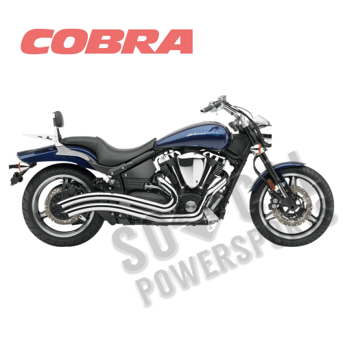Cobra - Cobra Speedster Swept Exhaust - Chrome - 2222