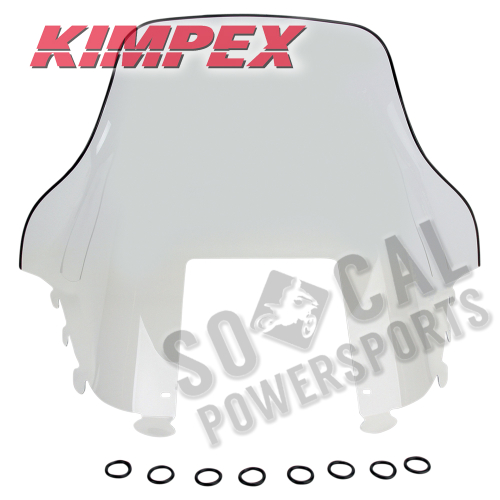 Kimpex - Kimpex Polycarbonate Windshield - High - 21in. - Clear - 06-219-02