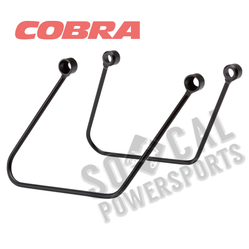 Cobra - Cobra Saddlebag Supports - Black Powdercoat - 02-6111B