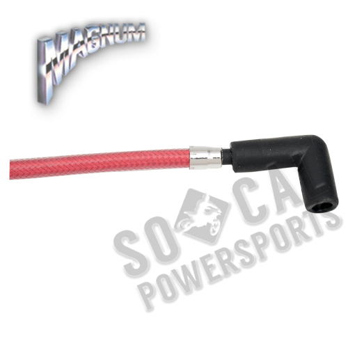 Magnum - Magnum Braided Spark Plug Wires - Candy Apple Red - 3028T