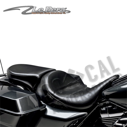 Le Pera - Le Pera Bare Bones Solo Seat Pillion Pad - Deluxe - LK-005PDX