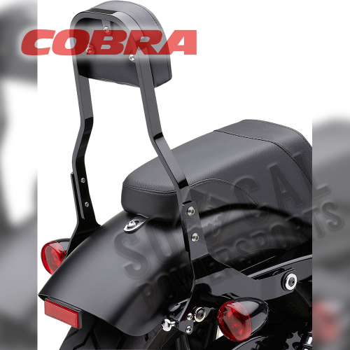 Cobra - Cobra Short Detachable Backrest - Black - 602-2041B