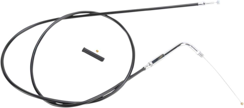 Drag Specialties - Drag Specialties Alternative Length Black Vinyl Throttle Cable - 50in. - 4331150B