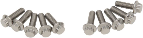 Diamond Engineering - Diamond Engineering 12-Point Stainless Steel Coarse Thread Bolt Refill Packs - 1/4in -20 x 3/4in. - TC0406P-10