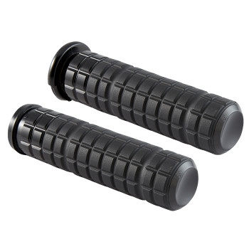 Arlen Ness - Arlen Ness SpeedLiner Grips - Black - 500-002
