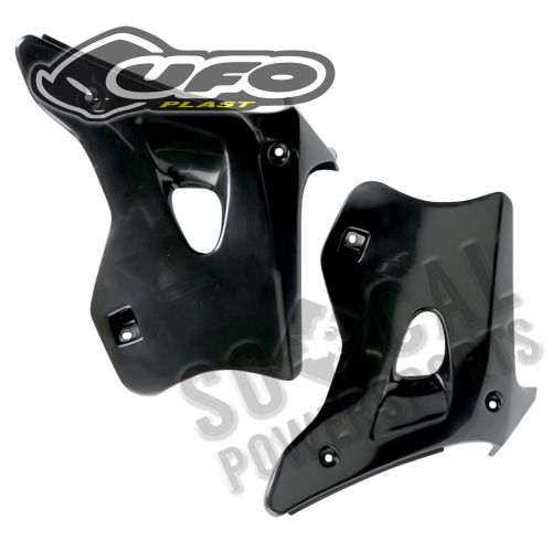 UFO Plastics - UFO Plastics Radiator Covers - Black - KA02768001