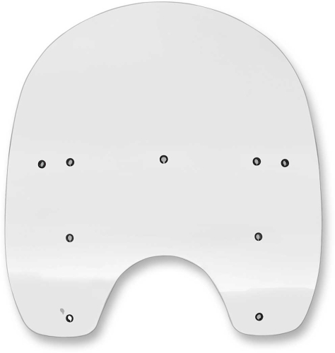 Memphis Shades - Memphis Shades Replacement Plastic for HD Quick-Release Compact Windshield - 17in. - Clear - MEP6280