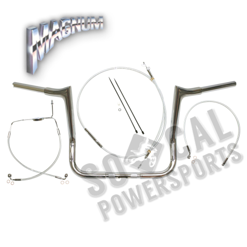 Magnum - Magnum 1-1/4in. Viking Bagger Handlebar Kit - 10in. - Chrome - 38830-410