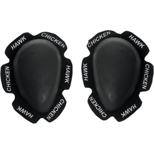 Chicken Hawk Racing - Chicken Hawk Racing Black Knee Sliders - KS09-BLK-H - Black - OSFM