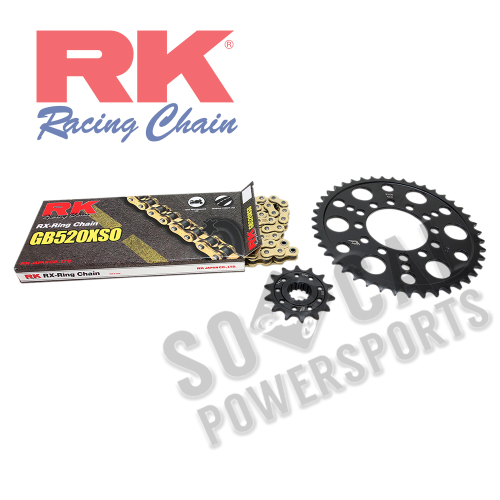 RK - RK Quick Acceleration Chain Kit with Steel Sprocket - Natural - 2068-059P