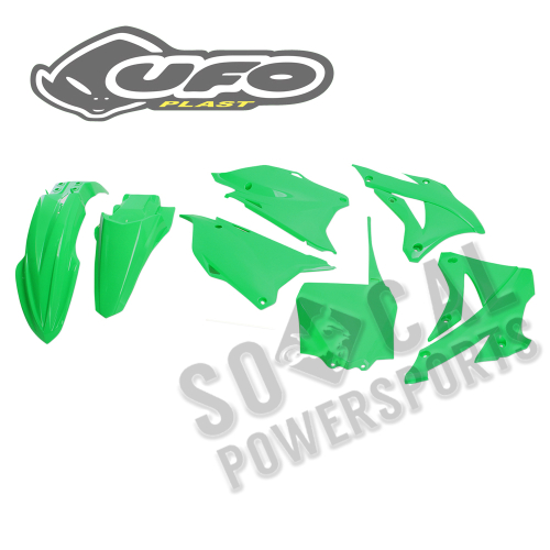UFO Plastics - UFO Plastics Complete Body Kit - Neon Green - KAKIT222-AFLU