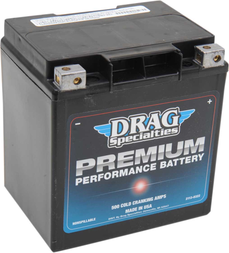 Drag Specialties - Drag Specialties Premium Performance Battery - DRGM732GH